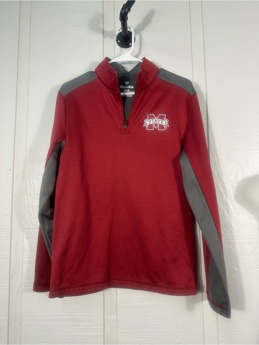 Fanatics Mississippi State 1/4 Zip Pullover Size Small EUC